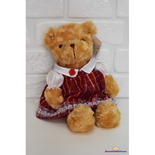 Мягкая игрушка Медведь в одежде в ассортименте (цена за 1 шт) М0107